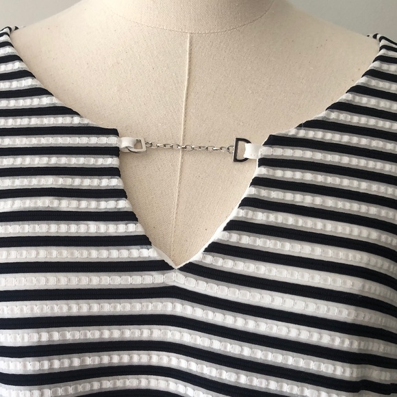 Pullover Calvin Klein Large Striped Top - Picture 3 of 11
